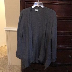 Gray cardigan